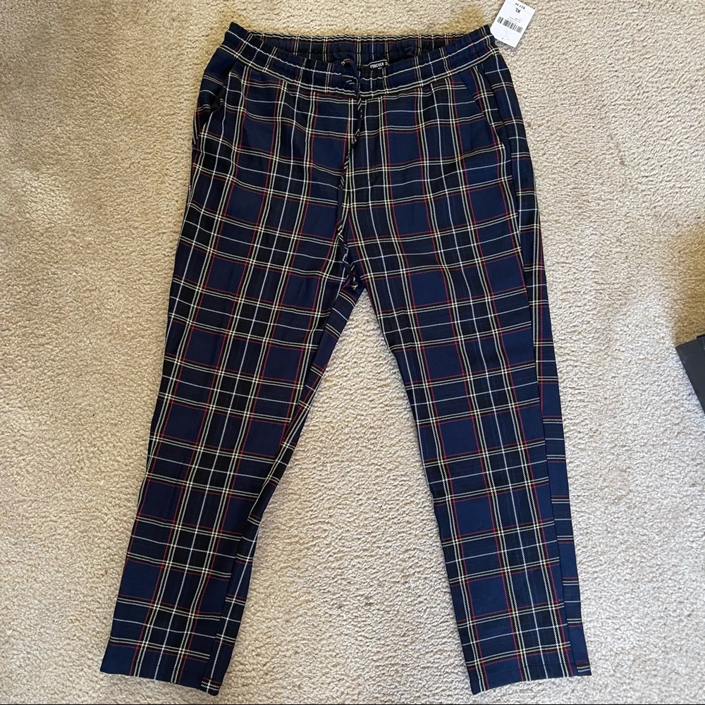 Forever 21 plaid pants XL